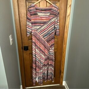 Peruvian Connection Monserrato Maxi Dress Vacation Travel Women’s Size XL